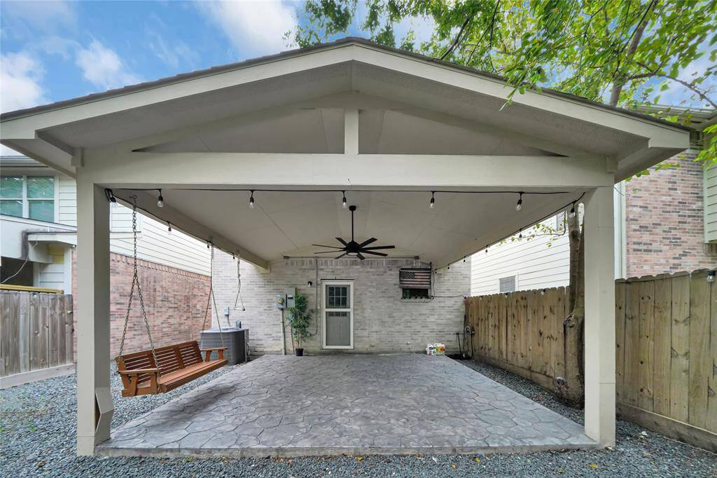 fully covered back patio