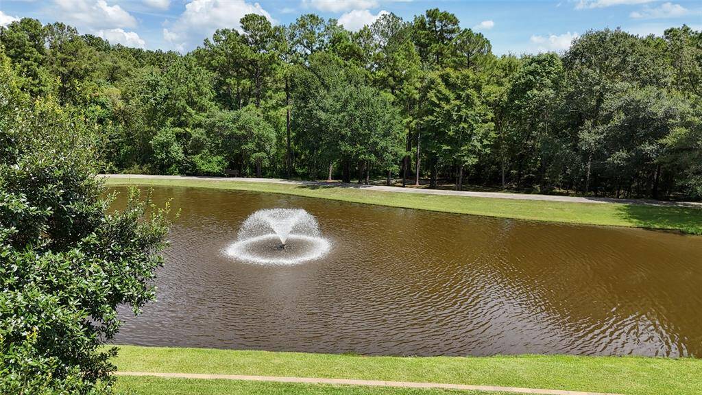 NEIGHBORHOOD PARK with fountain & paved walking trail around the lake.