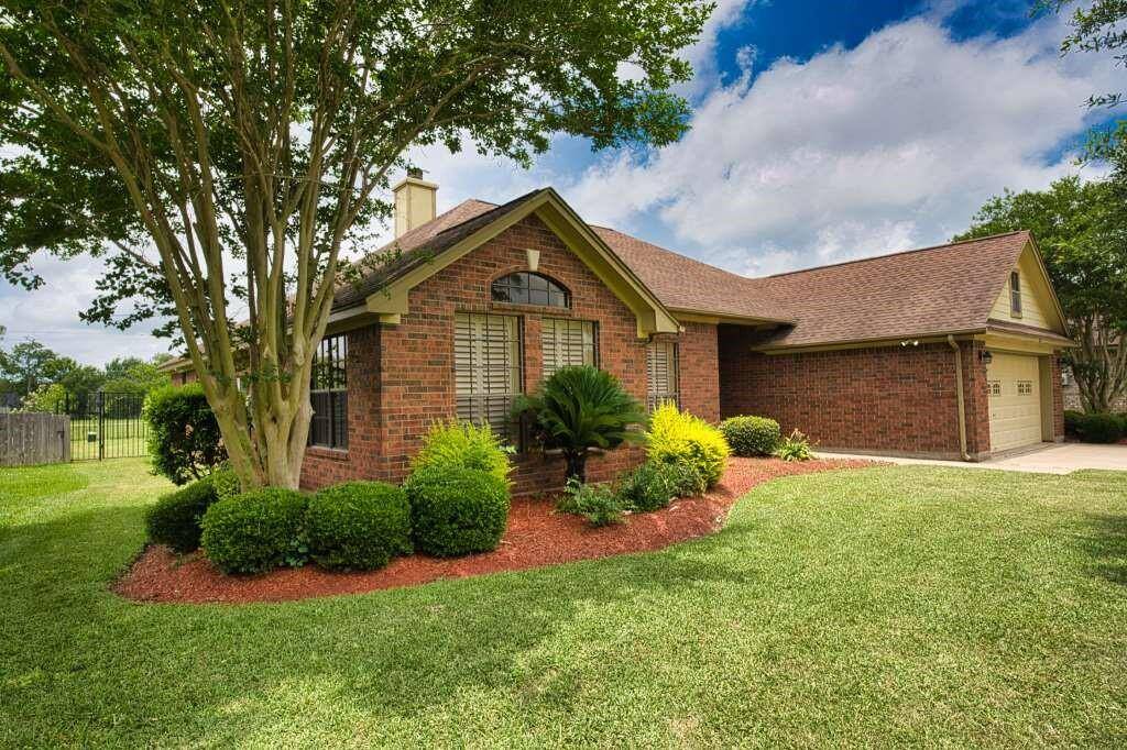 Side view of the front of the home