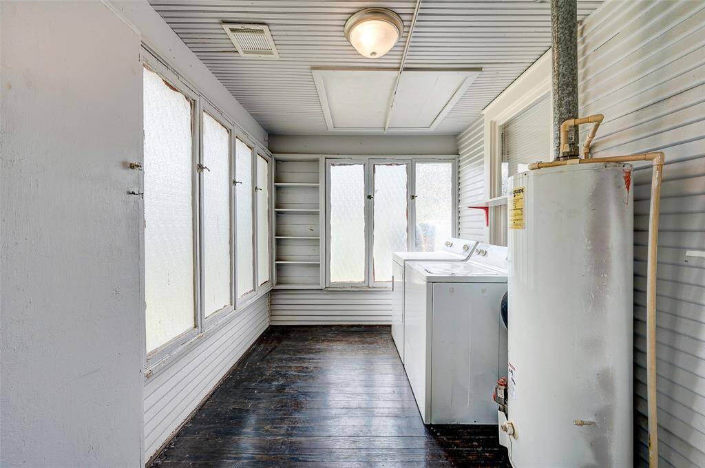 The laundry room