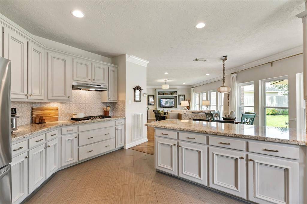 Loads of cabinets and counter space