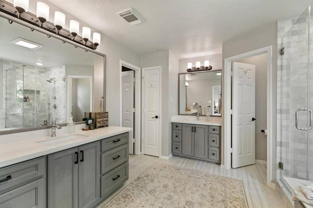 Updated primary bathroom