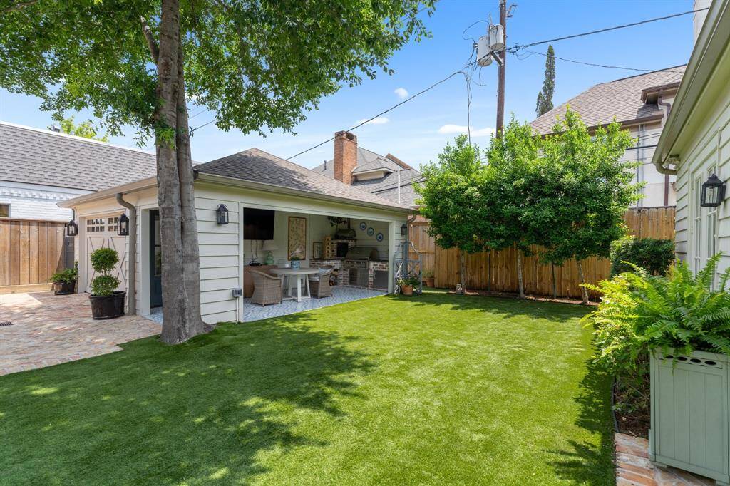 Turfed Yard