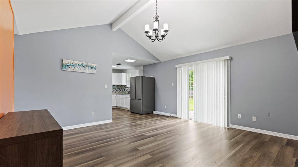 Family Room view to Kitchen