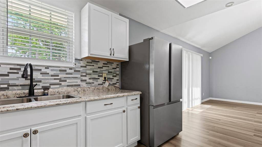 Kitchen View into the Family Room