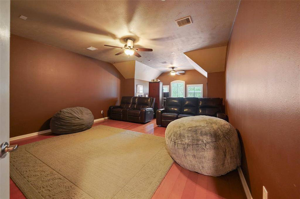 A huge media room!