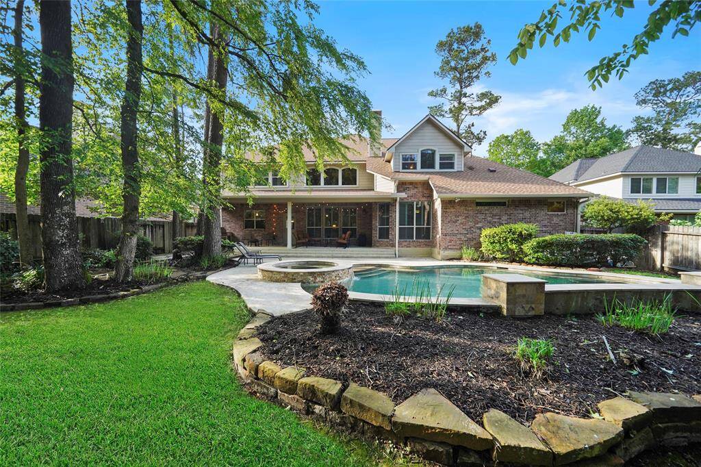 Looking back toward the home.