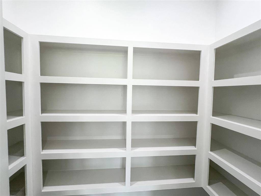 Kitchen pantry with enough space for all your goodies.