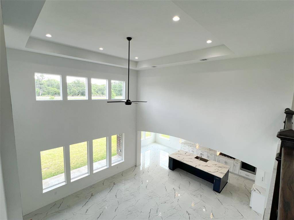 Living area, upstairs view
