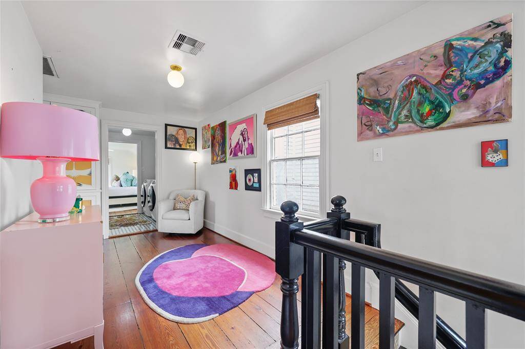 Upstairs you will find just as much character, featuring 3 well proportioned bedrooms with 2 full baths.
