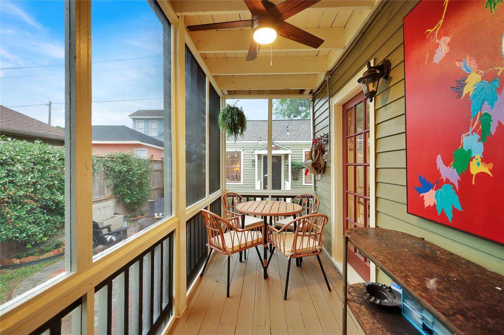 There are plenty of options for enjoying yourself outside with multiple porches