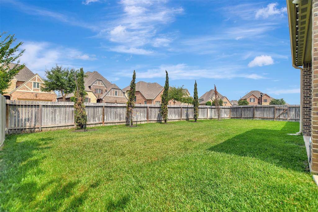 Large patio