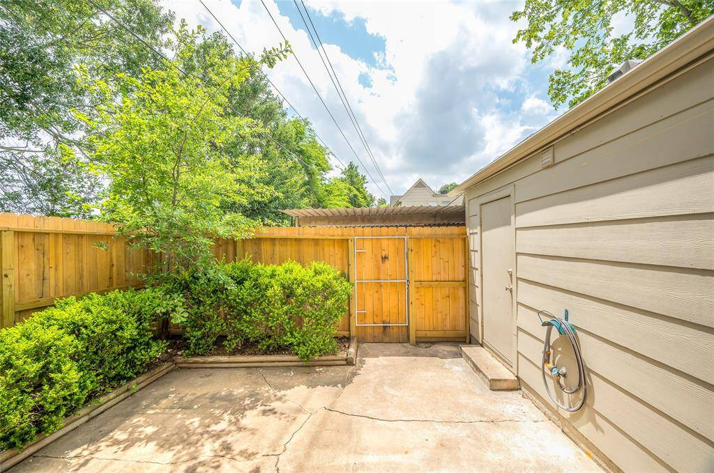Large outdoor patio