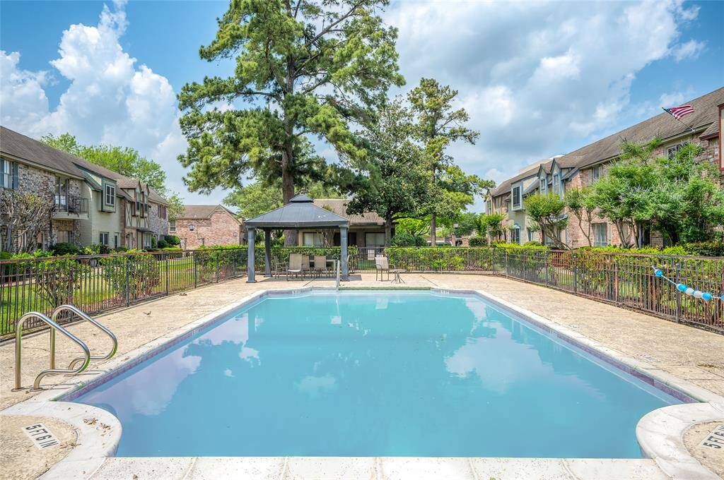 Pool view from front door