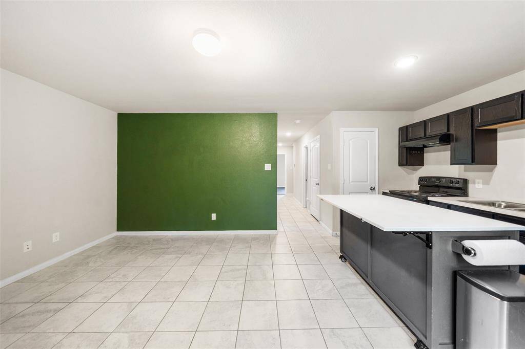 Living and kitchen at entry.