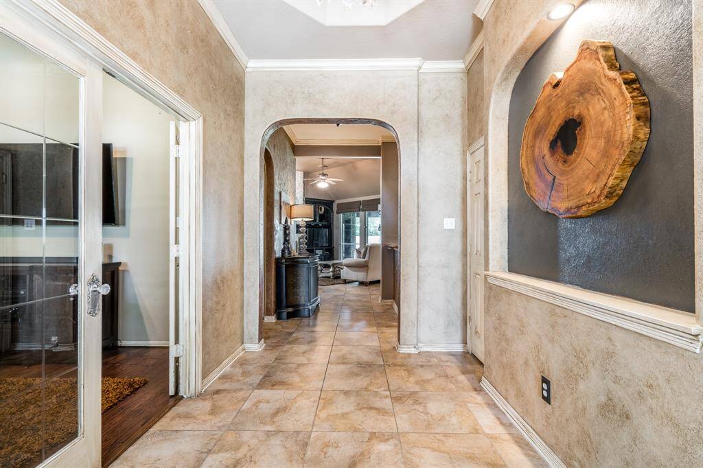 As you enter the home the office/media room is to the left and your formal dining room is to the right. (not pictured)