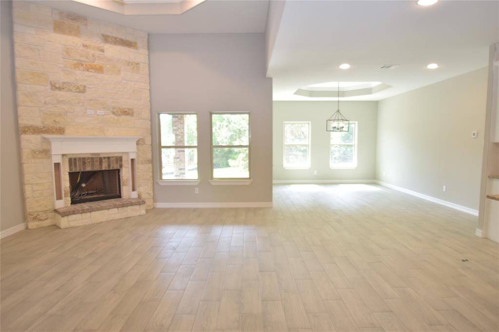 Sample WOOD BURNING FIREPLACE.