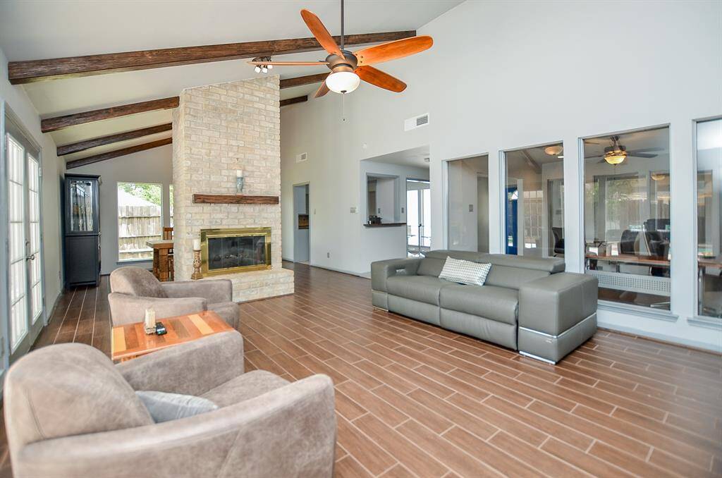 From the Living area it is easy to also view your extra flex space.