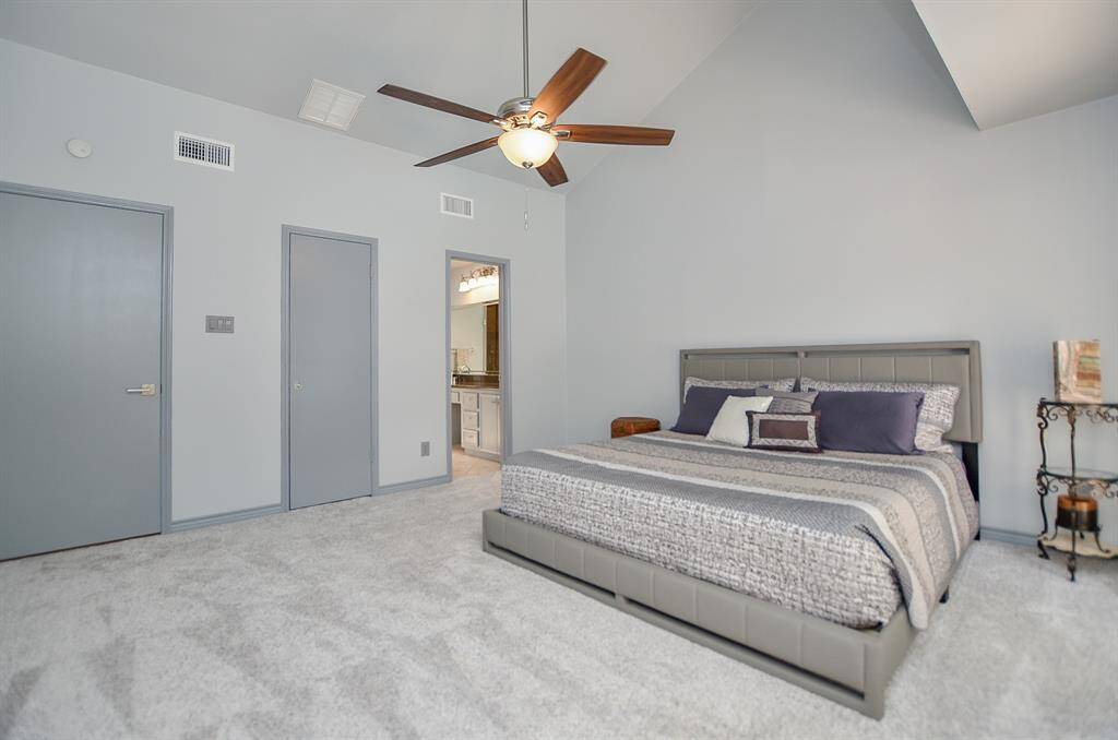 Oversized furniture is easily accommodated.