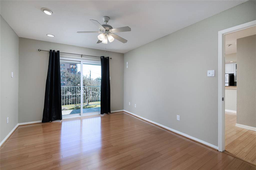 Bedroom number one with private balcony.