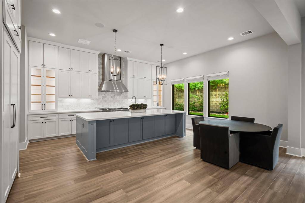Stunning kitchen with oversized island