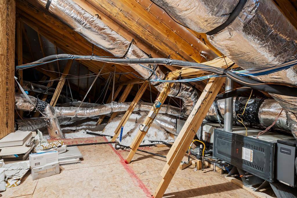 Additional walk-in attic storage