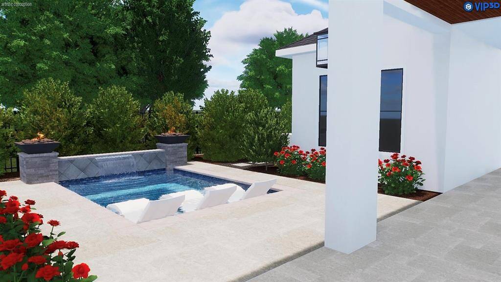 *Rendering for Cocktail Pool Concept