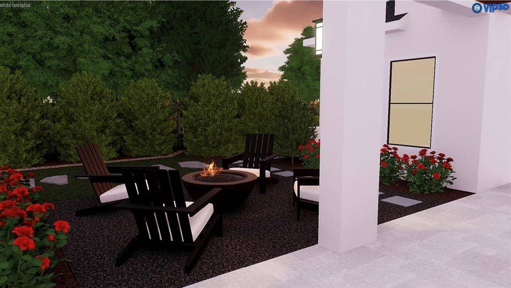*Rendering for Firepit