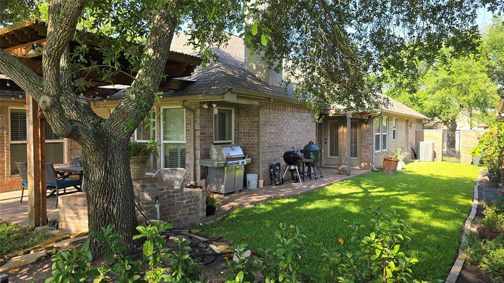 Back Yard with Sitting area near the kitchen