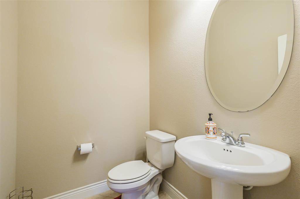 2nd half bath upstairs