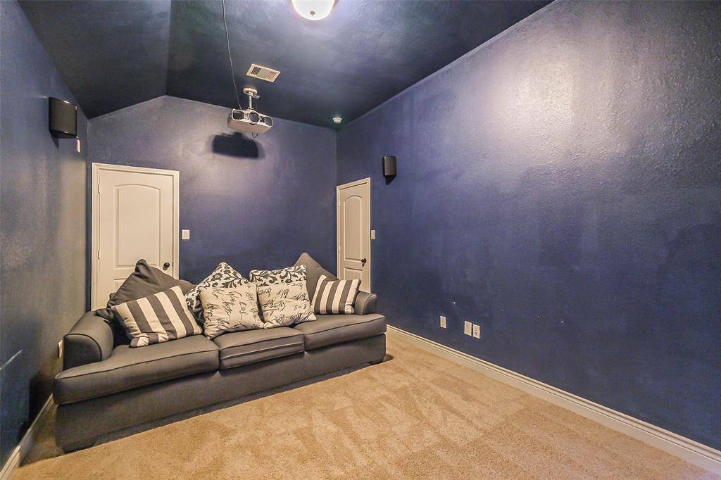 Spacious Media room
