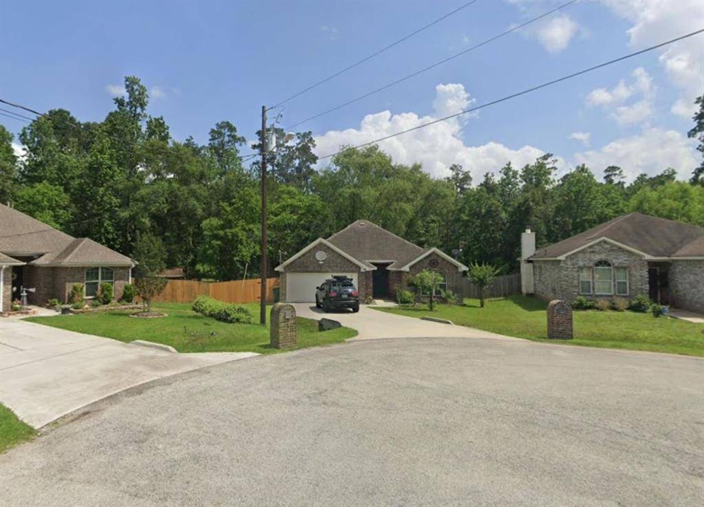 Situated on quiet cul-de-sac spanning over 12k sf. Single-story brick home. Extra-long driveway for additional parking, well-maintained lawn, and is surrounded by lush trees, offering a serene and private setting. Large private back yard.