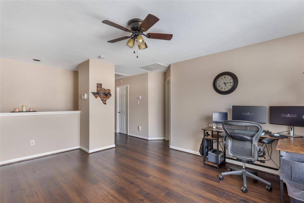 Upstairs game room