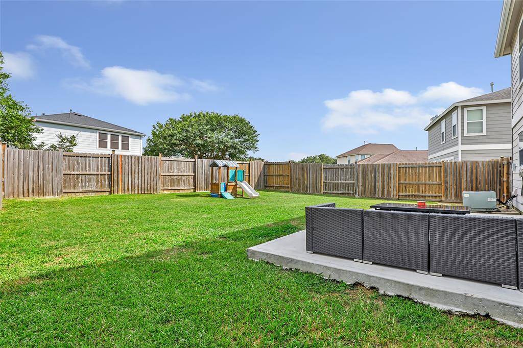 Back yard view.