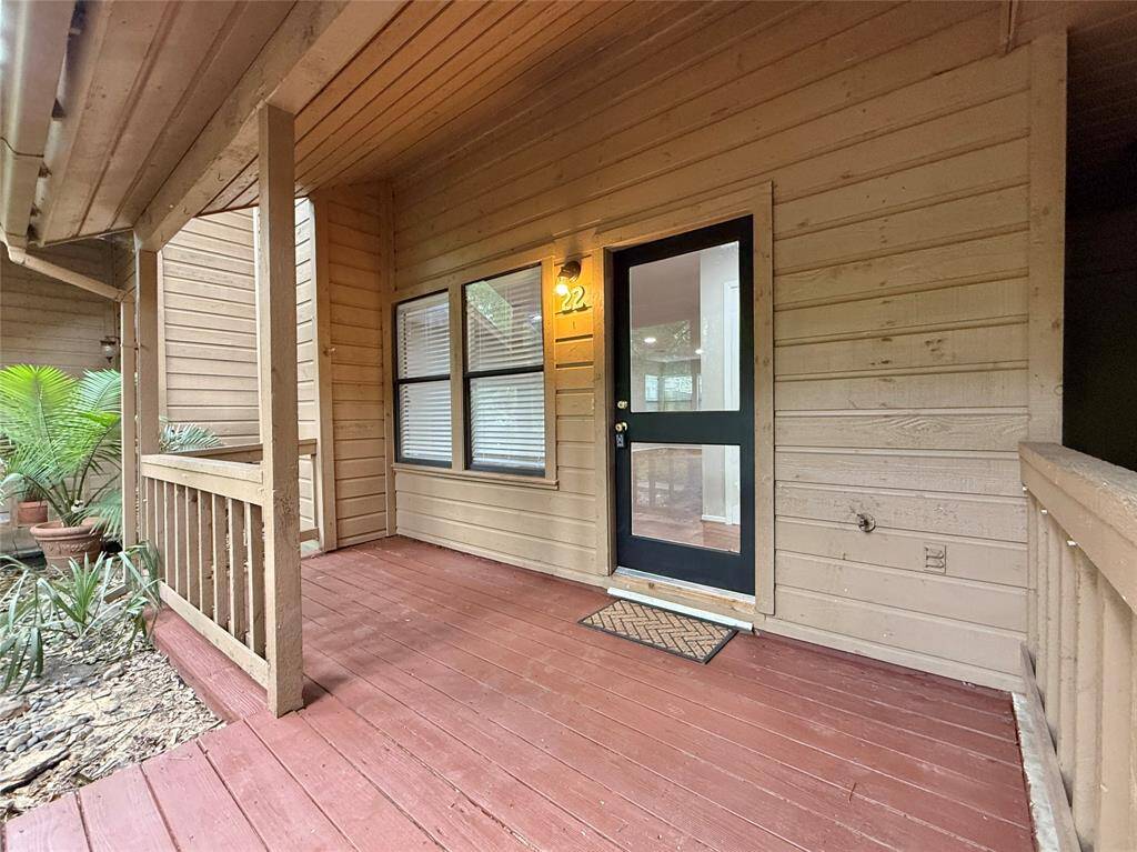 Relax on the covered front porch