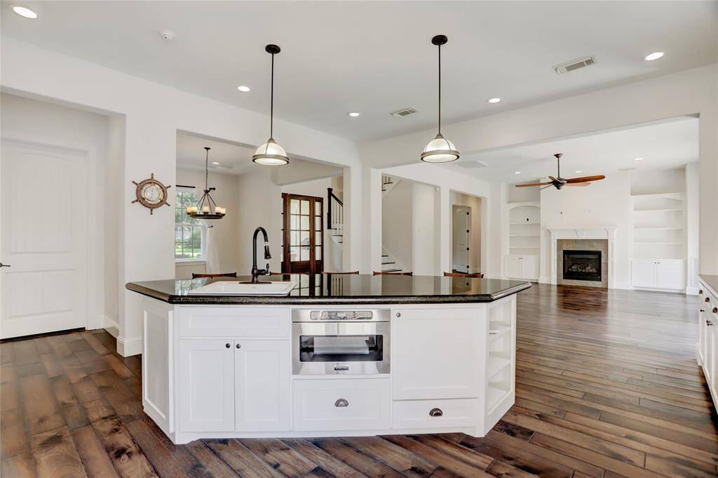 Open concept kitchen