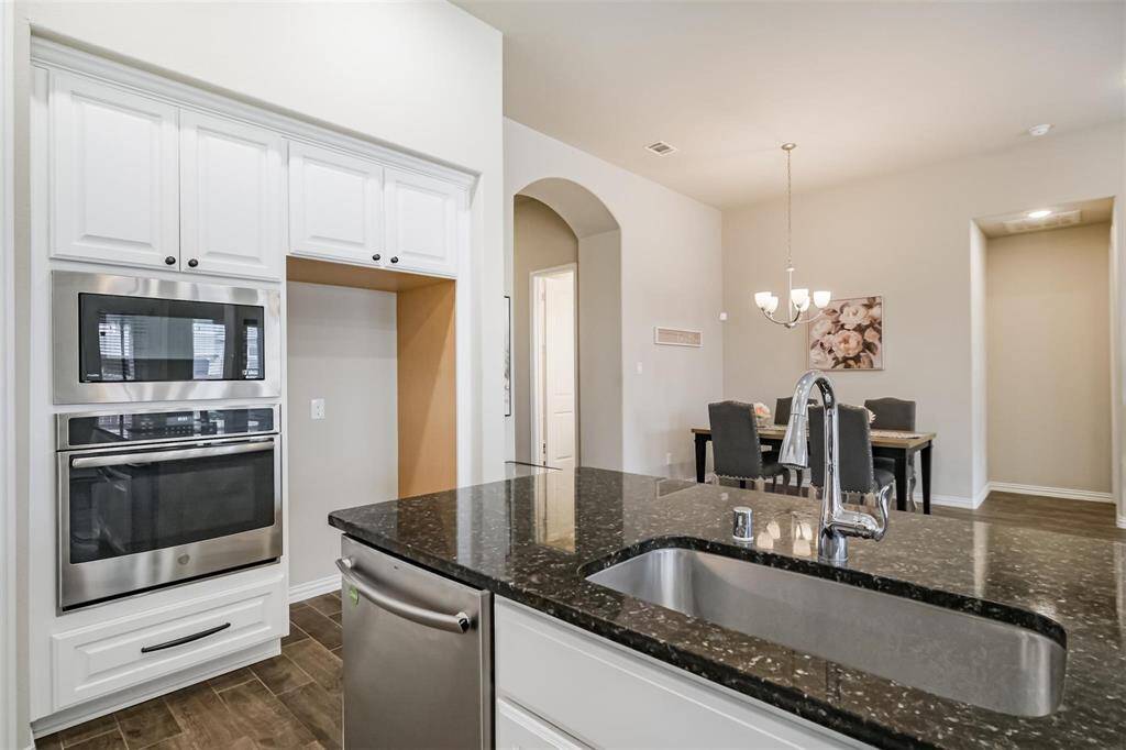 Stainless steel appliances.