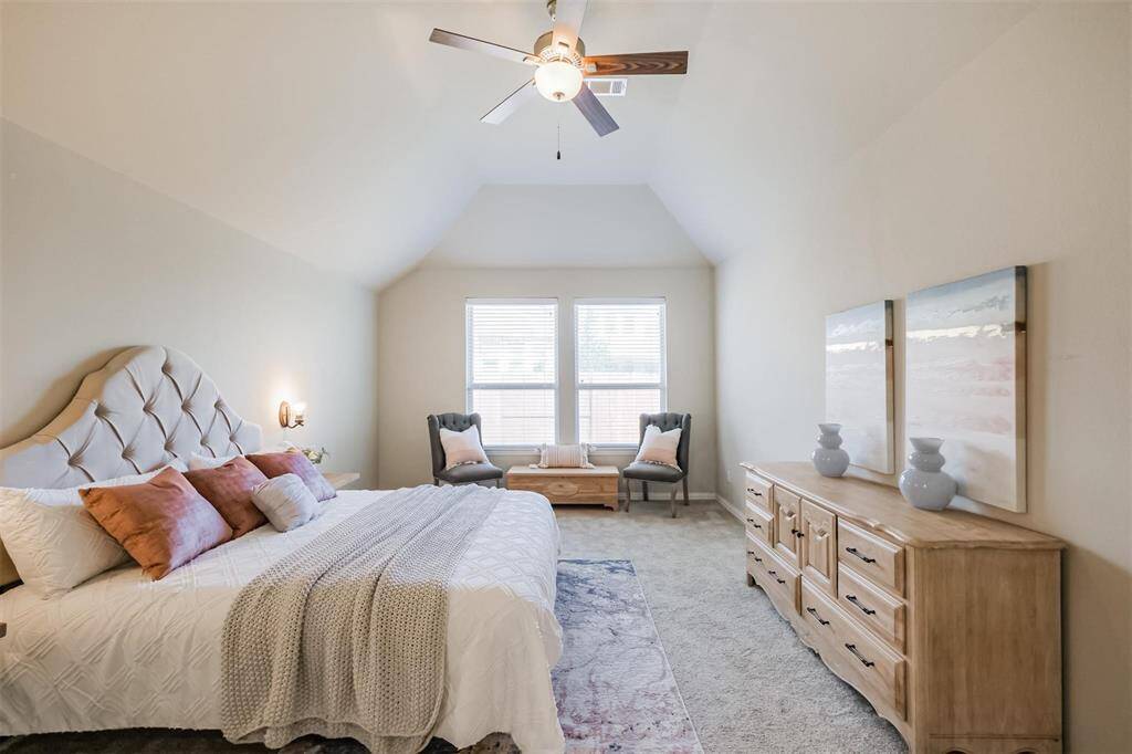 Primary Bedroom is privatelytucked away at the back of thehome.