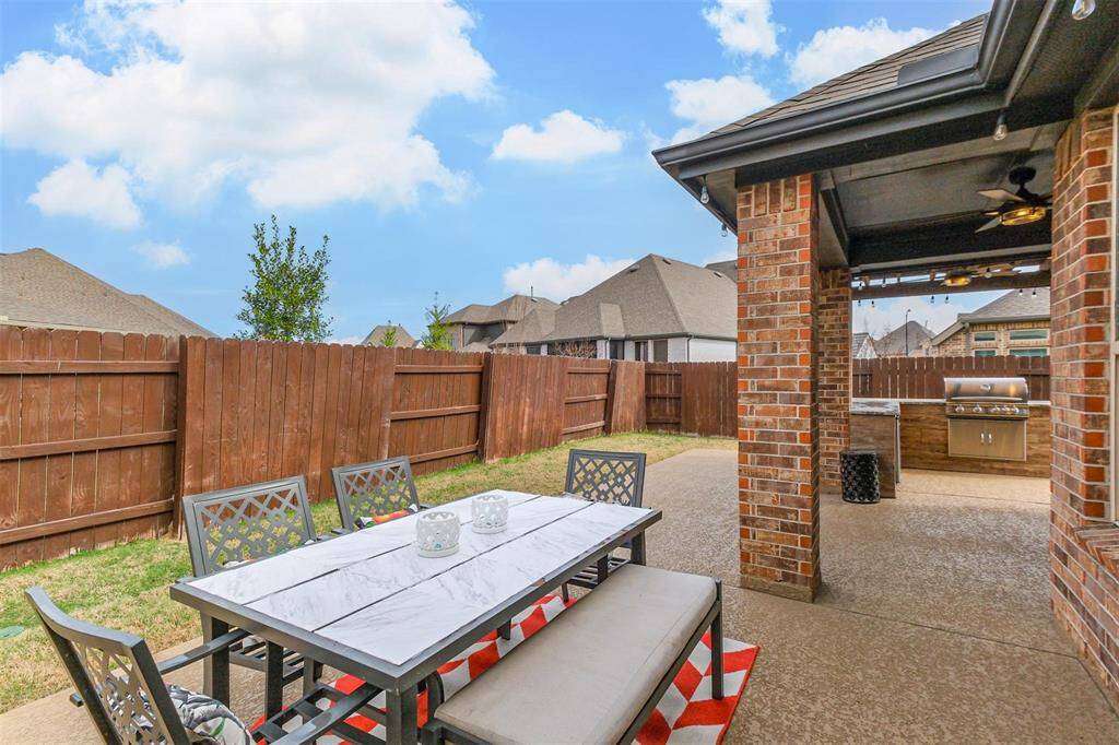 Patio area.