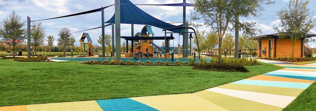 One of the many playgroundsand parks. Pickle ball and sportscourts also in the community!
