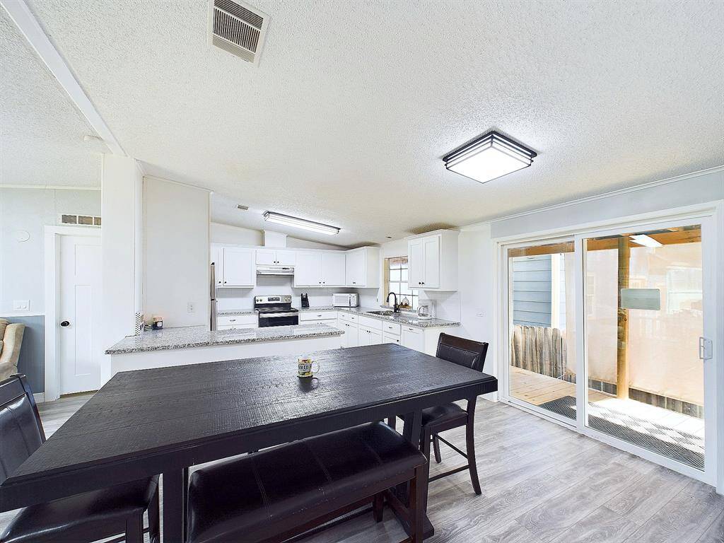 Dining and Kitchen-New counters and cabinets