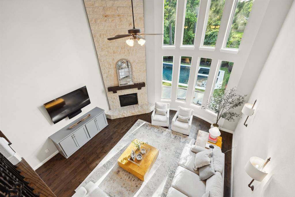 View from second floor.