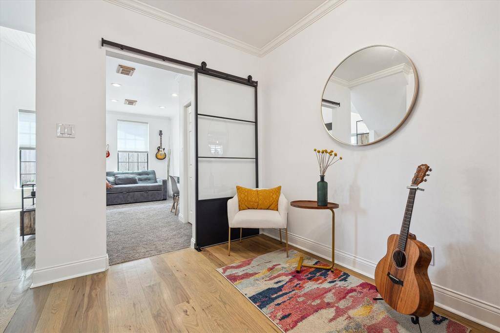 A bonus room just off the breakfast area and kitchen