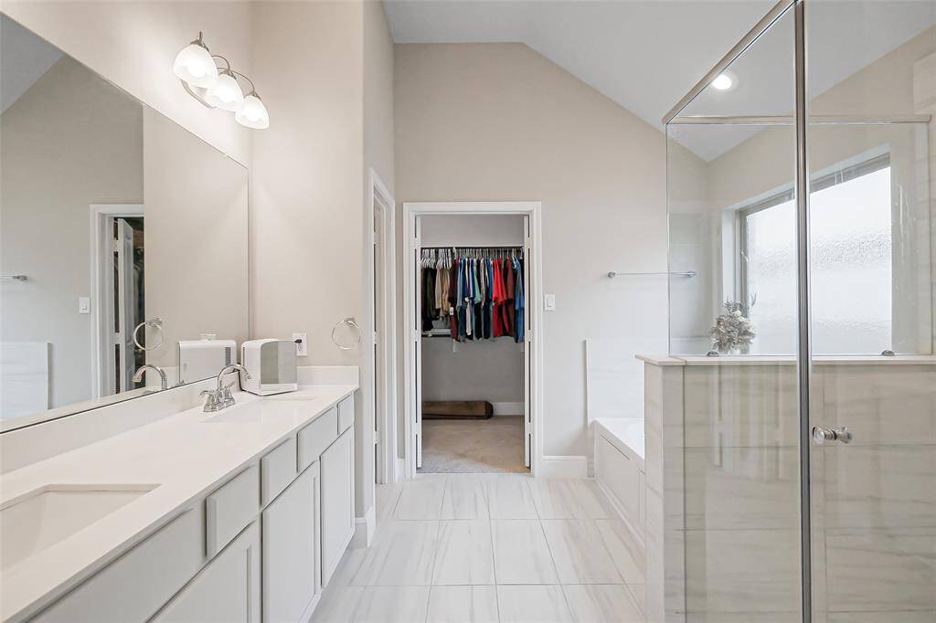 Master Bath and Oversized Shower on the Right