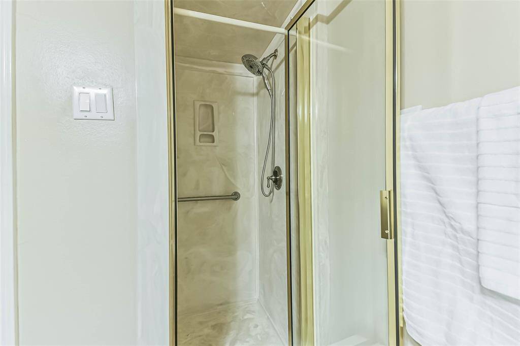 stand alone shower in primary bath