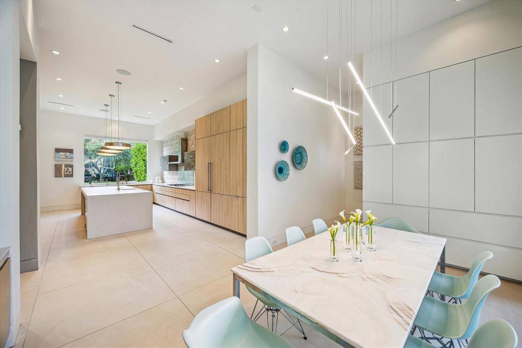 The breakfast room offers the perfect setting for casual dining.