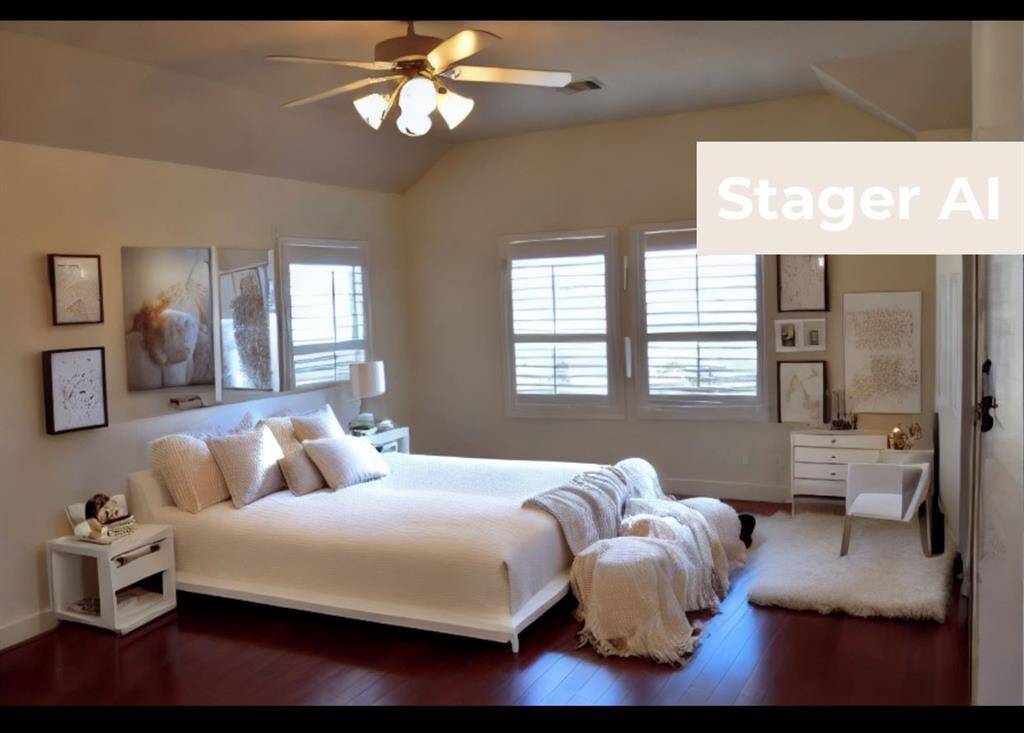 Master bedroom (virtually staged)