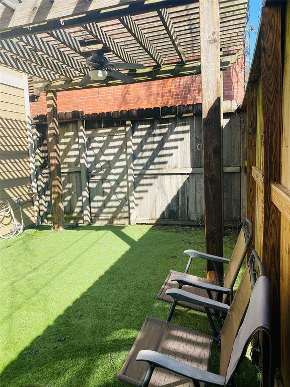 Backyard patio
