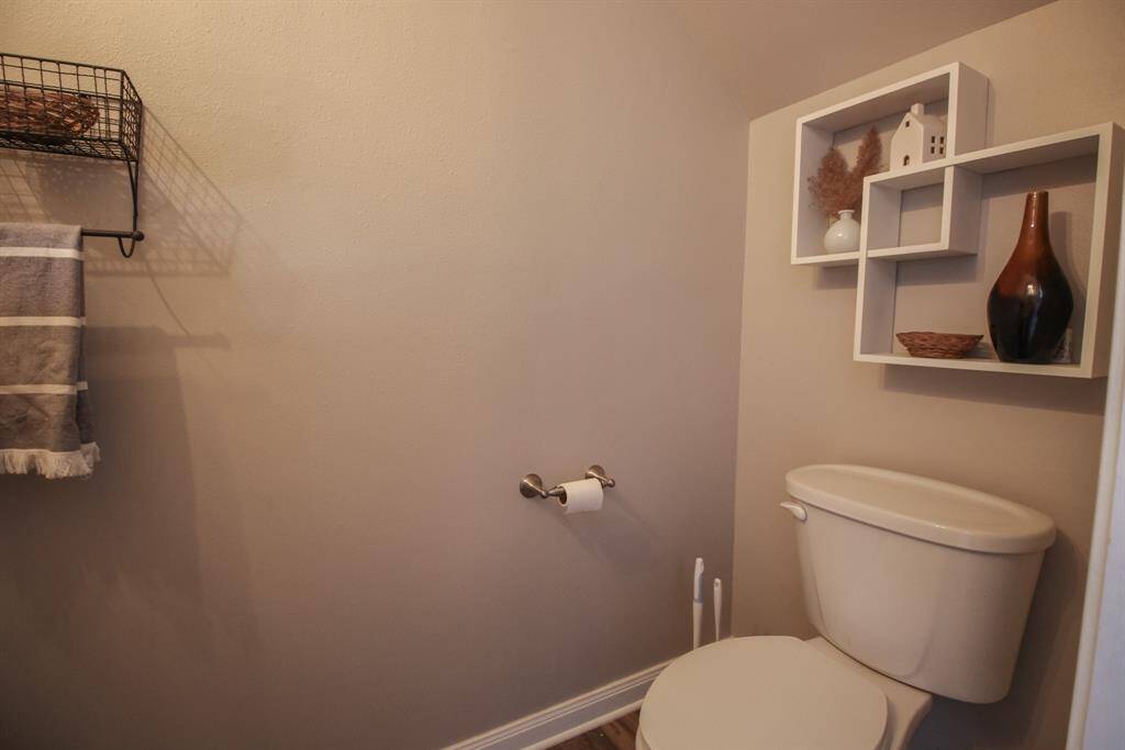Downstairs half bath.