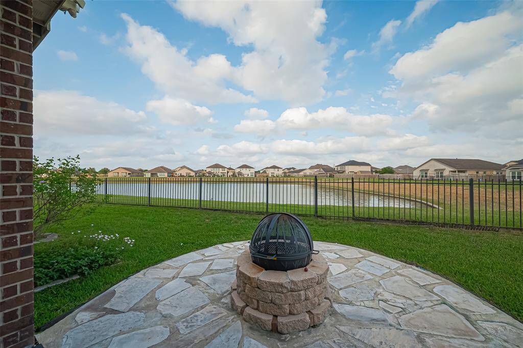 Backyard Fireplace